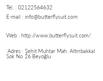 Butterfly Suites iletiim bilgileri